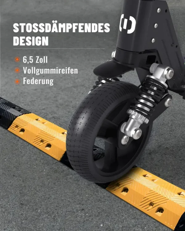 E-RIDES Kinder E-Scooter S5 für 6-12 Jahre, Faltbares Design mit LED-Lichtern, 14km/h,  8 km Reichweite, 130W Motor, Vorderrad-Federung, Geschenk für Kinder - Image 6