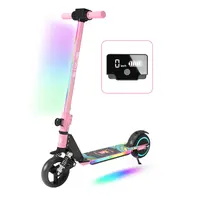 E-RIDES Kinder E-Scooter S5 für 6-12 Jahre, Faltbares Design mit LED-Lichtern, 14km/h,  8 km Reichweite, 130W Motor, Vorderrad-Federung, Geschenk für Kinder